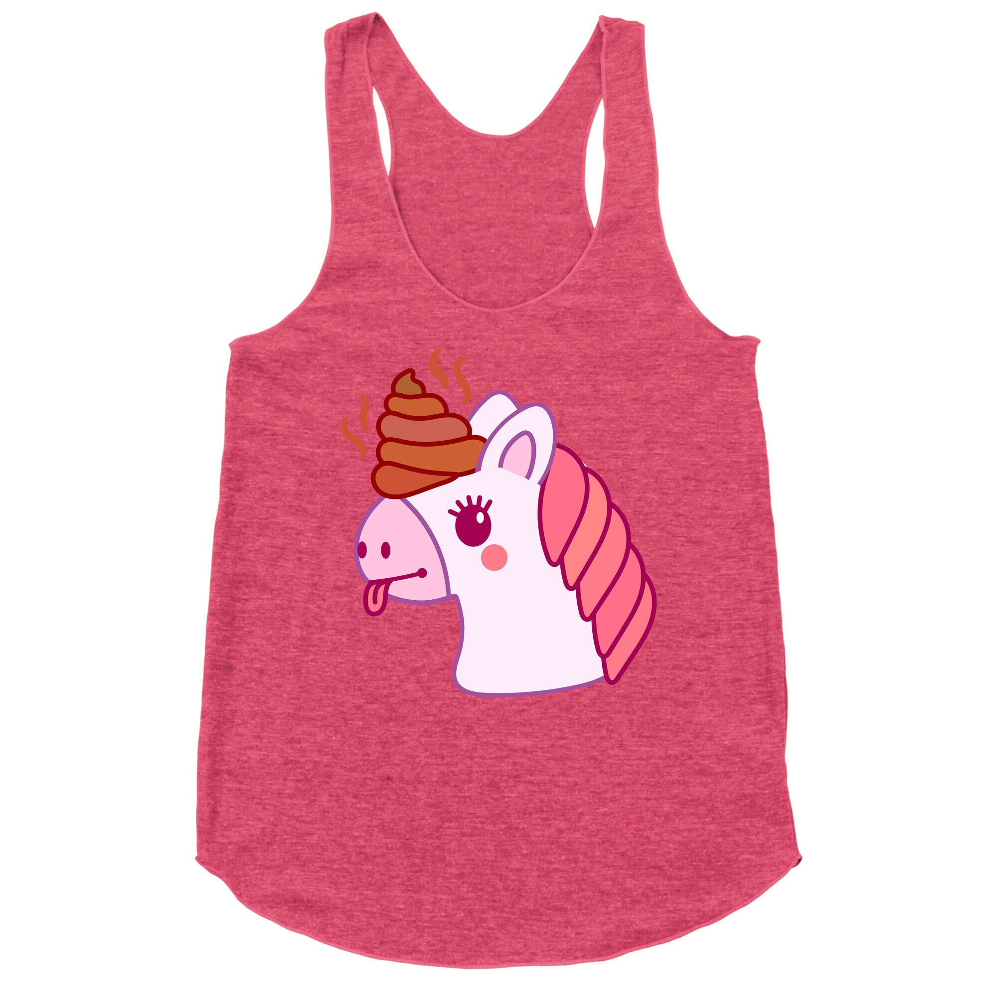 Poopicorn Racerback Tank
